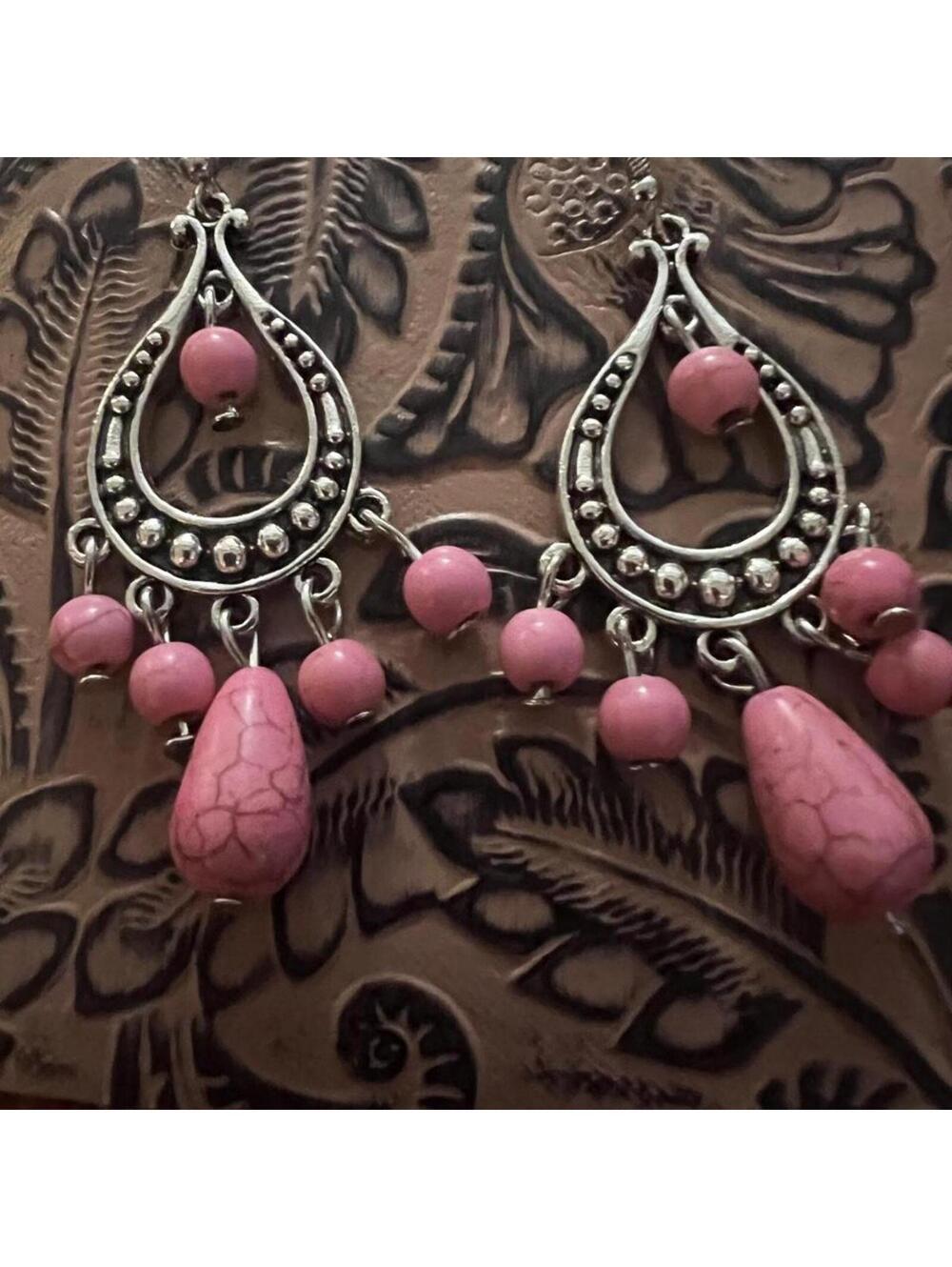Women's Pink and Silver Jewellery
